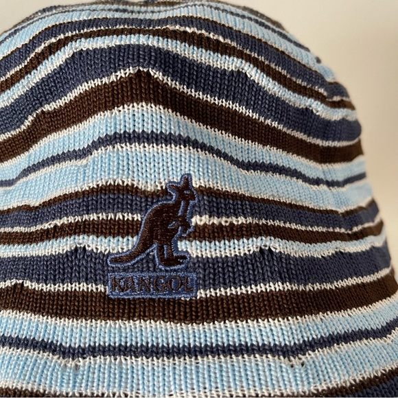 KANGOL optical stripe bell bucket Hat - Picture 5 of 7
